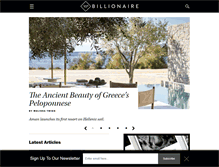 Tablet Screenshot of billionaire.com